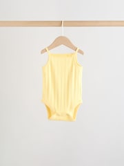 Multi Vest Baby Bodysuits 5 Pack - Image 8 of 13
