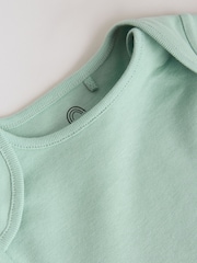 Green Short Sleeve Baby Bodysuits 5 Pack - Image 11 of 13