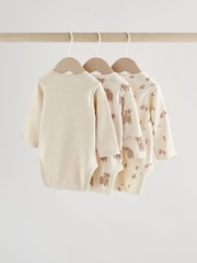 لون محايد Hamish - حزمة من 3 قطع ملابس داخلية بأكمام طويلة للبيبي - صورة 2 من 11