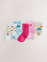 Multi - Pachet 5 de șosete pentru bebeluși (0luni-2ani) - Imaginea 1 din 3