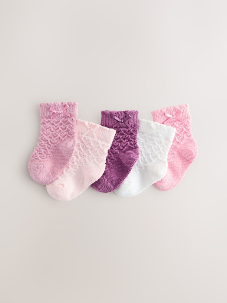 Кызгылт - Балдардын байпактары 5 пакет (0ай -2жыл) - 3ичинен 1 сүрөт