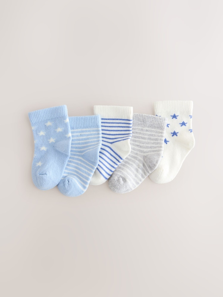 藍色 - 襪子5雙裝 - 圖片 1/3 藍色 - 襪子5雙裝 - 圖片 1/3