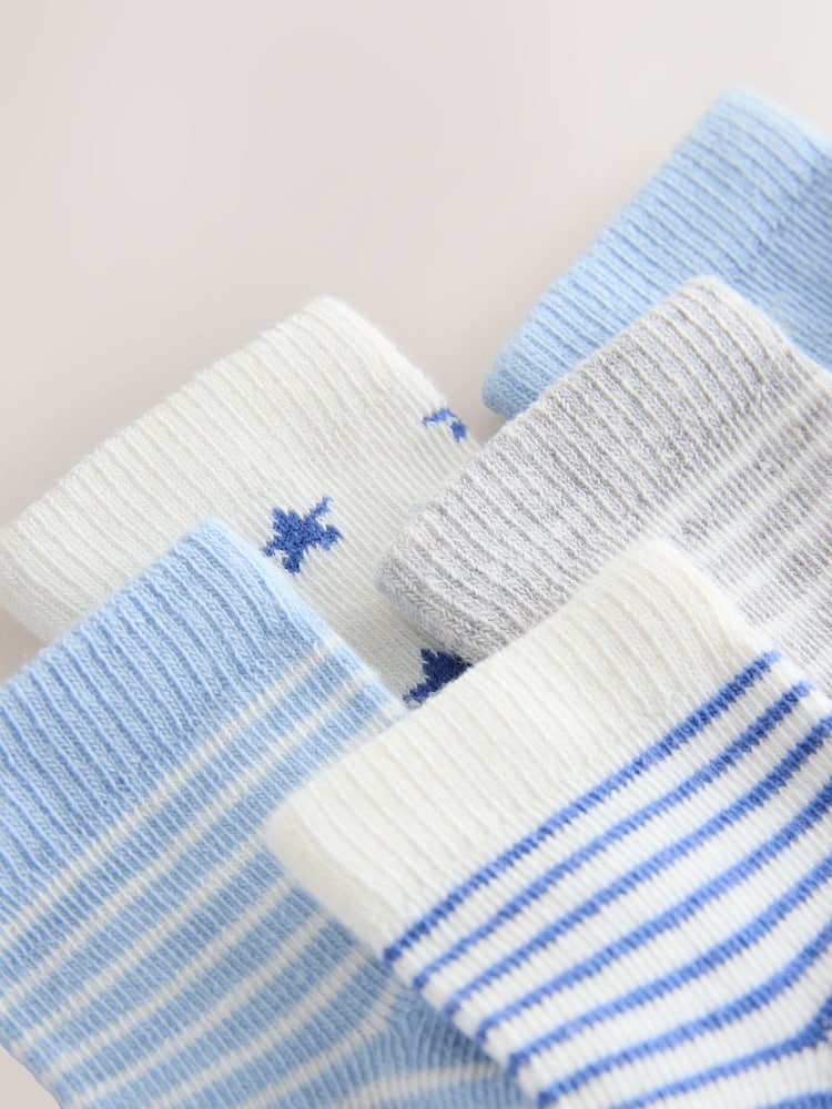 藍色 - 襪子5雙裝 - 圖片 2/3 藍色 - 襪子5雙裝 - 圖片 2/3