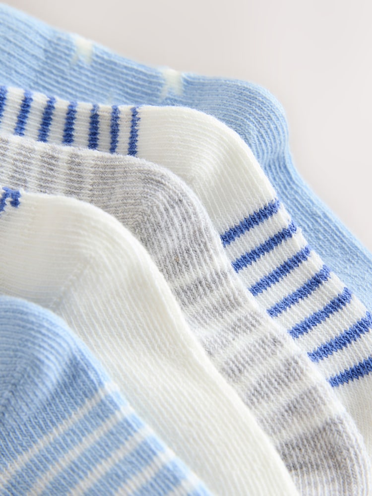 藍色 - 襪子5雙裝 - 圖片 3/3 藍色 - 襪子5雙裝 - 圖片 3/3