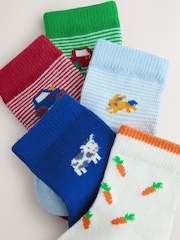 Red/Green Socks 5 pack - Image 2 of 3