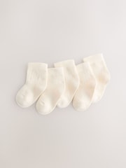 Cream Baby Socks 5 Pack - Image 1 of 3