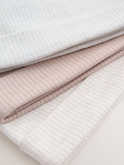 لون محايد - مجموعة من 3 قبعات للبيبي (من عمر الولادة 0-12 شهرًا) - صورة 6 من 6