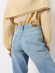 Bleget denim - FatFace Tapered Leg Jeans - Billede 4 af 7