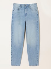 Bleget denim - FatFace Tapered Leg Jeans - Billede 6 af 7