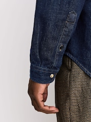 Oliver Spencer Blue Quito Western Denim Shirt - Image 6 of 7