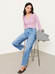 FatFace Camber Barrel Light Blue Jeans - Image 4 of 6