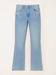 FatFace Katrine Blue Denim Skinny Bootcut Jeans - Image 7 of 7