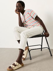 FatFace Whitby White Slim Capri Jeans - Image 5 of 7