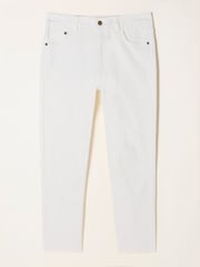 FatFace Whitby White Slim Capri Jeans - Image 6 of 7