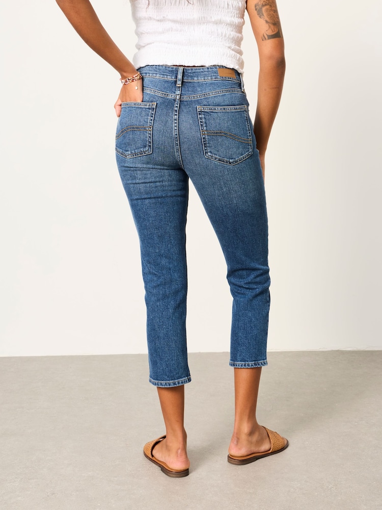 Μπλε τζιν - Τζιν FatFace Slim Capri - Εικόνα 2 από 7 Μπλε τζιν - Τζιν FatFace Slim Capri - Εικόνα 2 από 7