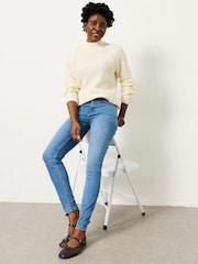 FatFace Witney Light Blue Skinny Jeans - Image 4 of 7