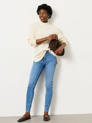 FatFace Witney Light Blue Skinny Jeans - Image 5 of 7
