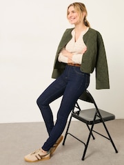 FatFace Witney Blue Denim Skinny Jeans - Image 5 of 7