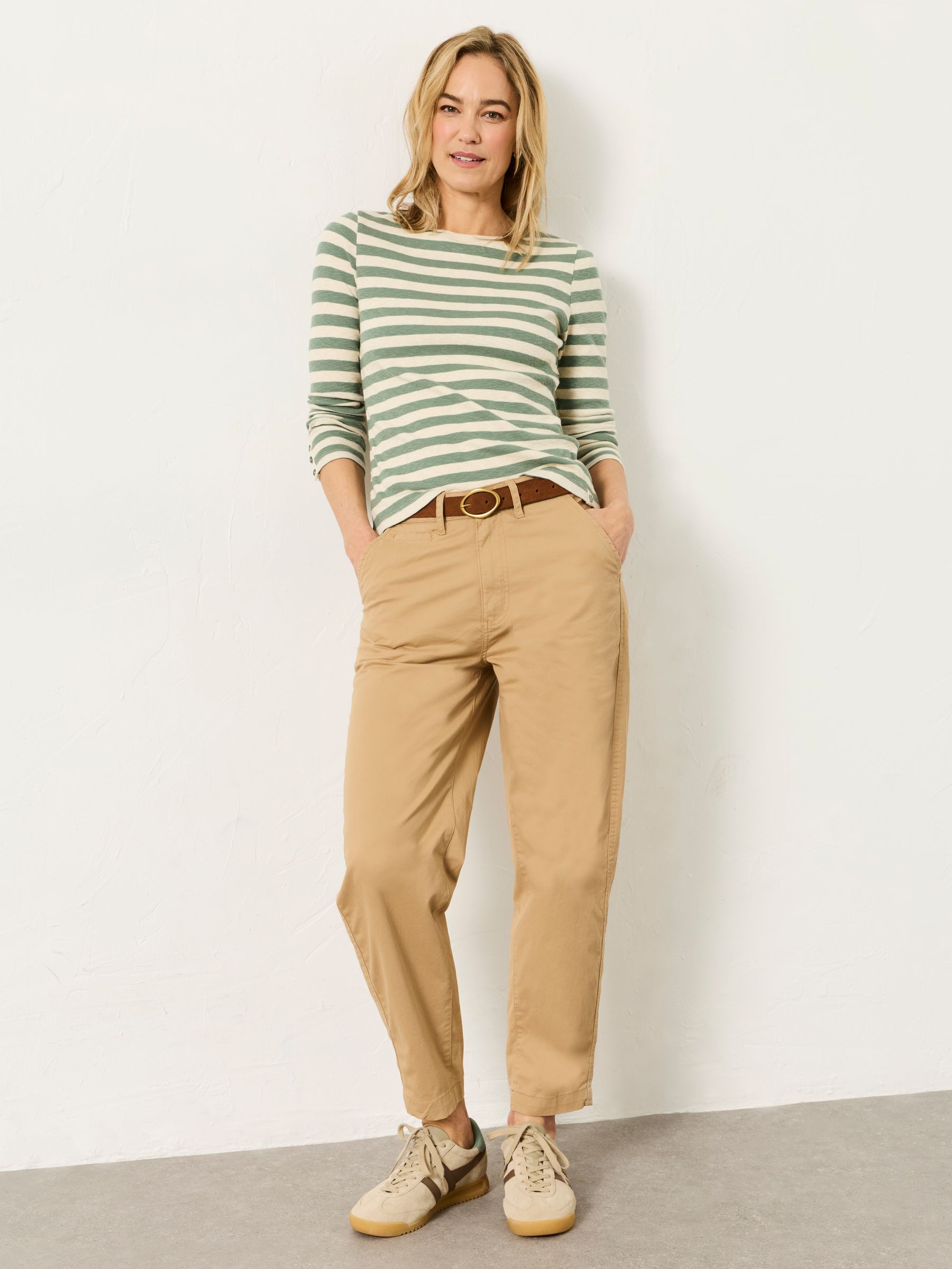 Buy FatFace Blazey Stone Tapered Chino Trousers from the Next UK