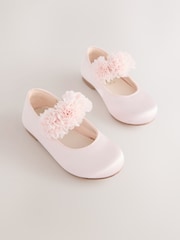 وردي - Satin Flower Girl Occasion Mary Jane Shoes - صورة 5 من 5