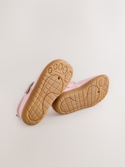 Pink Barefoot Leather Touch Fastening T-Bar Shoes - Image 5 of 5