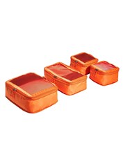 Antler Orange Packing Cubes in Coral - Set of 4 Single Stripe 81CM EXP HC SPIN Cove Blue Discovery Bottle Holder i - Image 5 of 7
