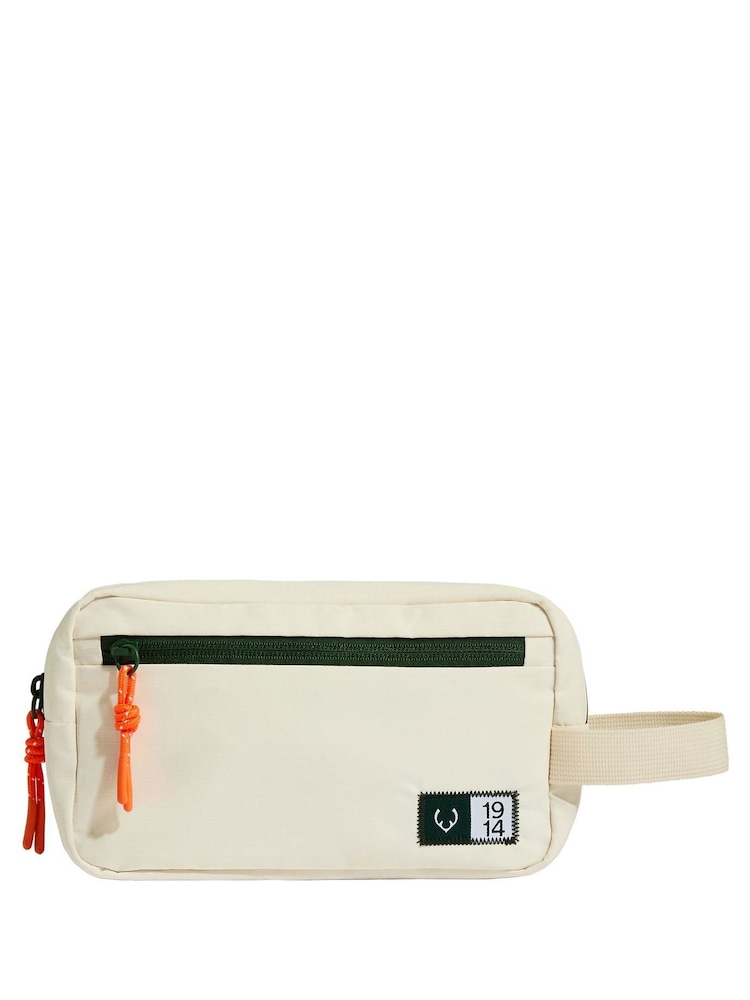 Antler Cream Essential Wash Bag in Stone - Image 1 of 4