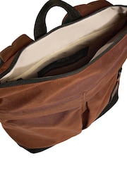 Antler Brown Urban Core Zip Top Backpack in Clay Brown - Image 2 of 4