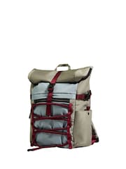 Antler Blue Discovery Roll Top Backpack in Mist Blue - Image 1 of 5