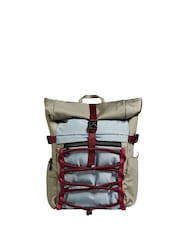 Antler Blue Discovery Roll Top Backpack in Mist Blue - Image 2 of 5