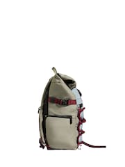 Antler Blue Discovery Roll Top Backpack in Mist Blue - Image 4 of 5