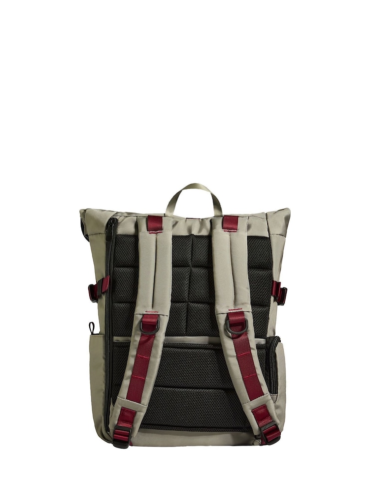 Antler Blue Discovery Roll Top Backpack in Mist Blue - Image 5 of 5