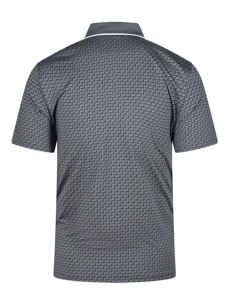 Ted Baker Grey Parre Men's Golf Polo Shirt - Image 1 of 2