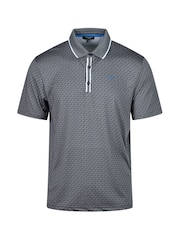 Ted Baker Grey Parre Men's Golf Polo Shirt - Image 2 of 2
