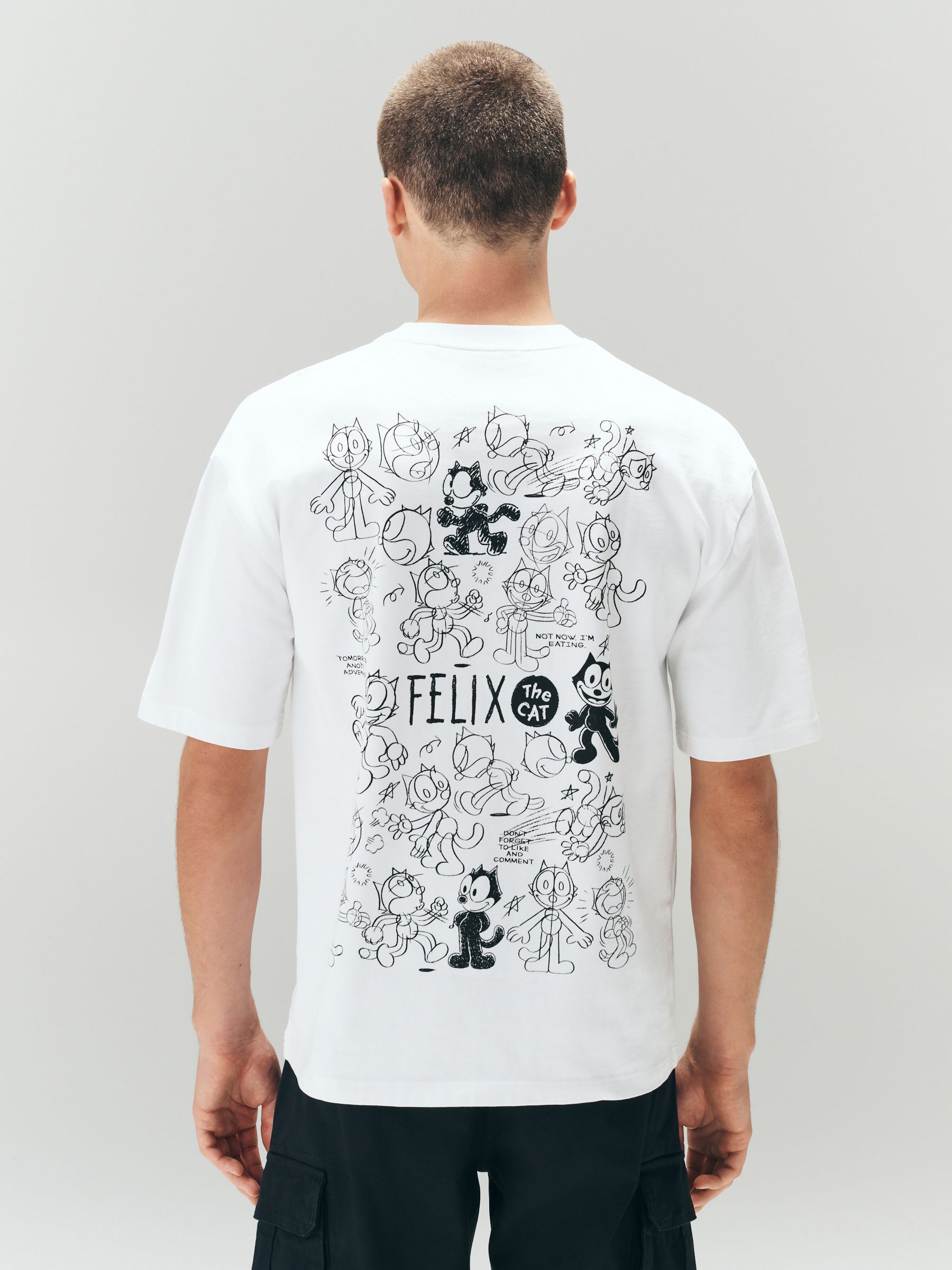 オーラル × Felix the Cat コラボTシャツ ホワイト / Lサイズ 商品詳細ページ | THE ORAL CIGARETTES OFFICIAL SHOP | 【5】THE ORAL