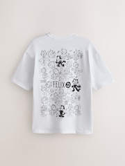 White Felix The Cat Licence T-Shirt - Image 7 of 10