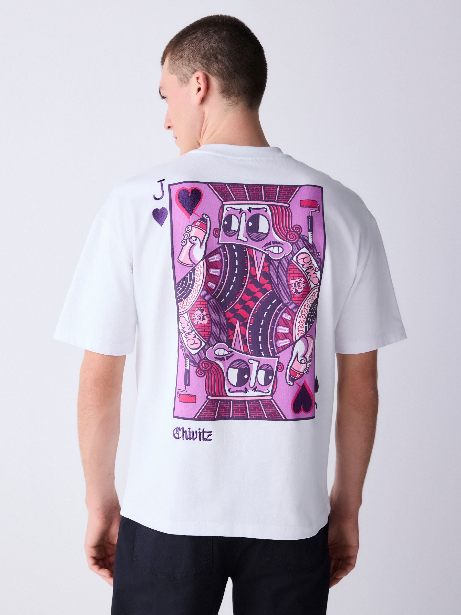 Buy White Chivitz Single Seminal T-Shirt from the Next UK online shop