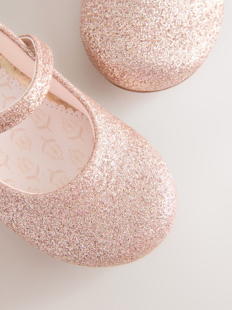 Buy Pink Glitter Wide Fit (G) Flower Girl Occasion Mary Jane Shoes from Next USA Buy Pink Glitter Wide Fit (G) Flower Girl Occasion Mary Jane Shoes from Next USA