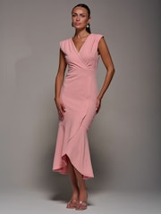 Vestido longo sem mangas estilo rabo de peixe Jolie Moi - Imagem 1 de 6