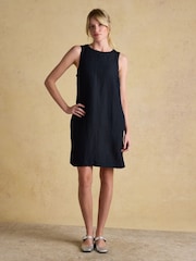 Joules Delphine Navy Blue Shift Dress - Image 3 of 6