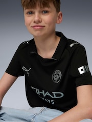 Puma Black Kids Manchester City 25/26 Away Football Shirt - Image 4 of 6