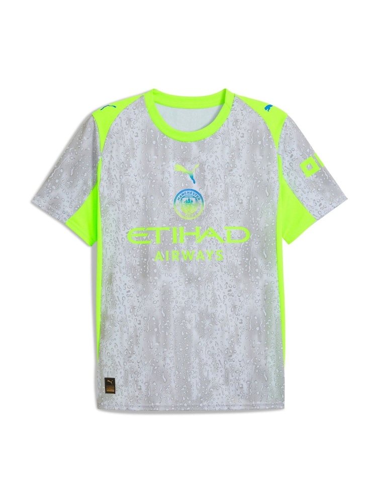 Puma Grey Mens Manchester City 25/26 Third Football Shirt - Image 7 of 7