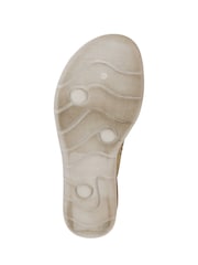 Pavers Gold Cushioned Toe Post Sandals - Image 5 of 5