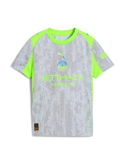 Puma Grey Kids Manchester City 25/26 Third Football Shirt - Image 1 of 4