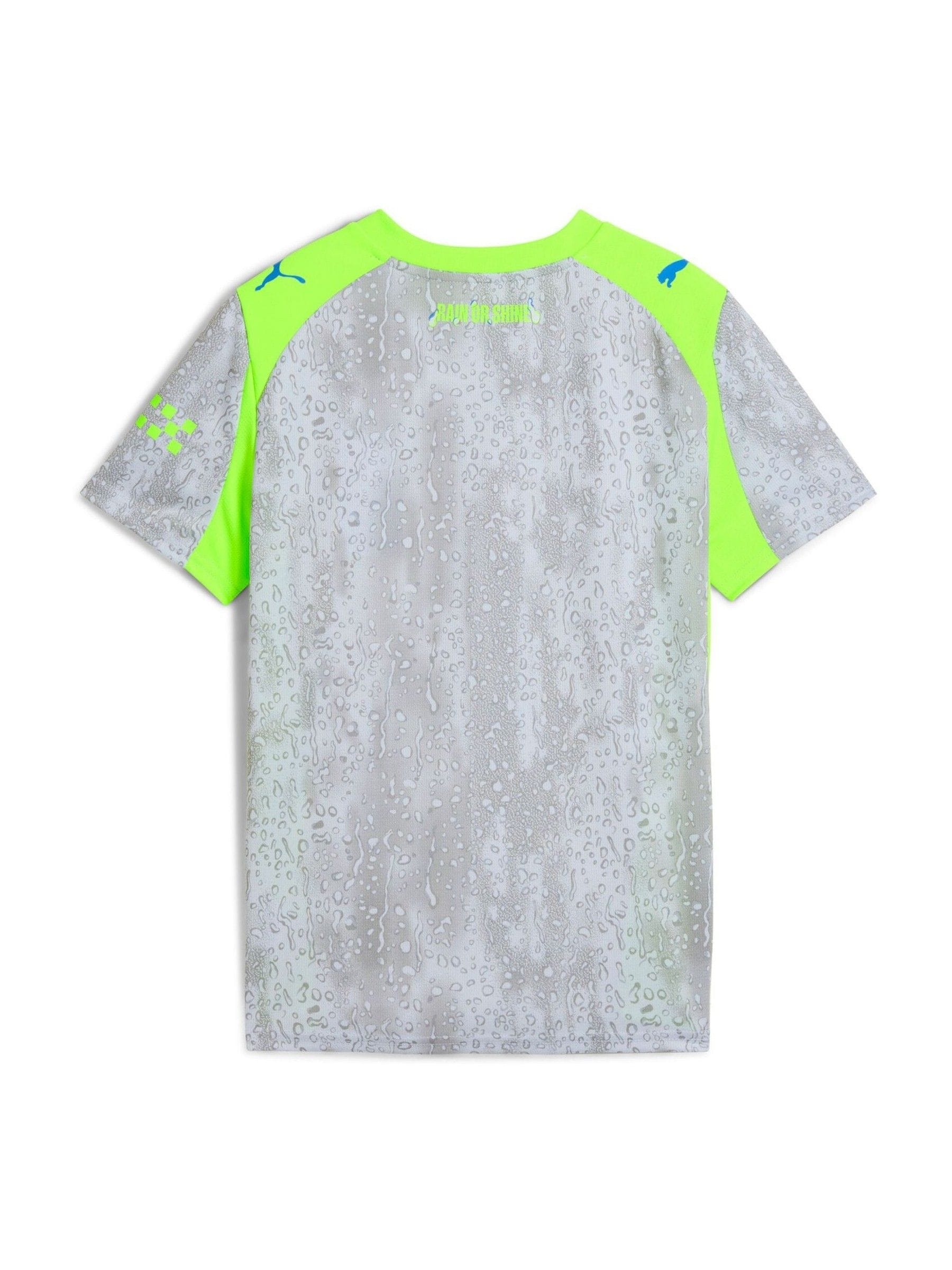 Buy Puma Grey Kids Manchester City 25/26 Third Football Shirt from