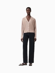AllSaints Pink Honor V Cardigan - Image 3 of 8