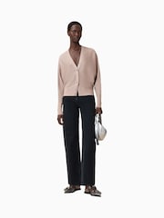AllSaints Pink Honor V Cardigan - Image 4 of 8