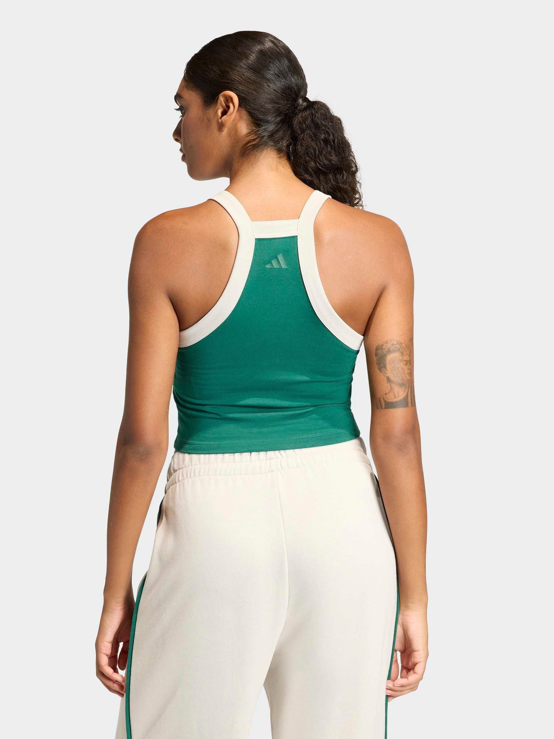 Buy adidas Green Seasonal Essentials Colorpop Vest With