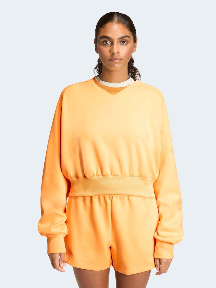 adidas Orange Soft Lux Sweatshirt - Image 1 of 6