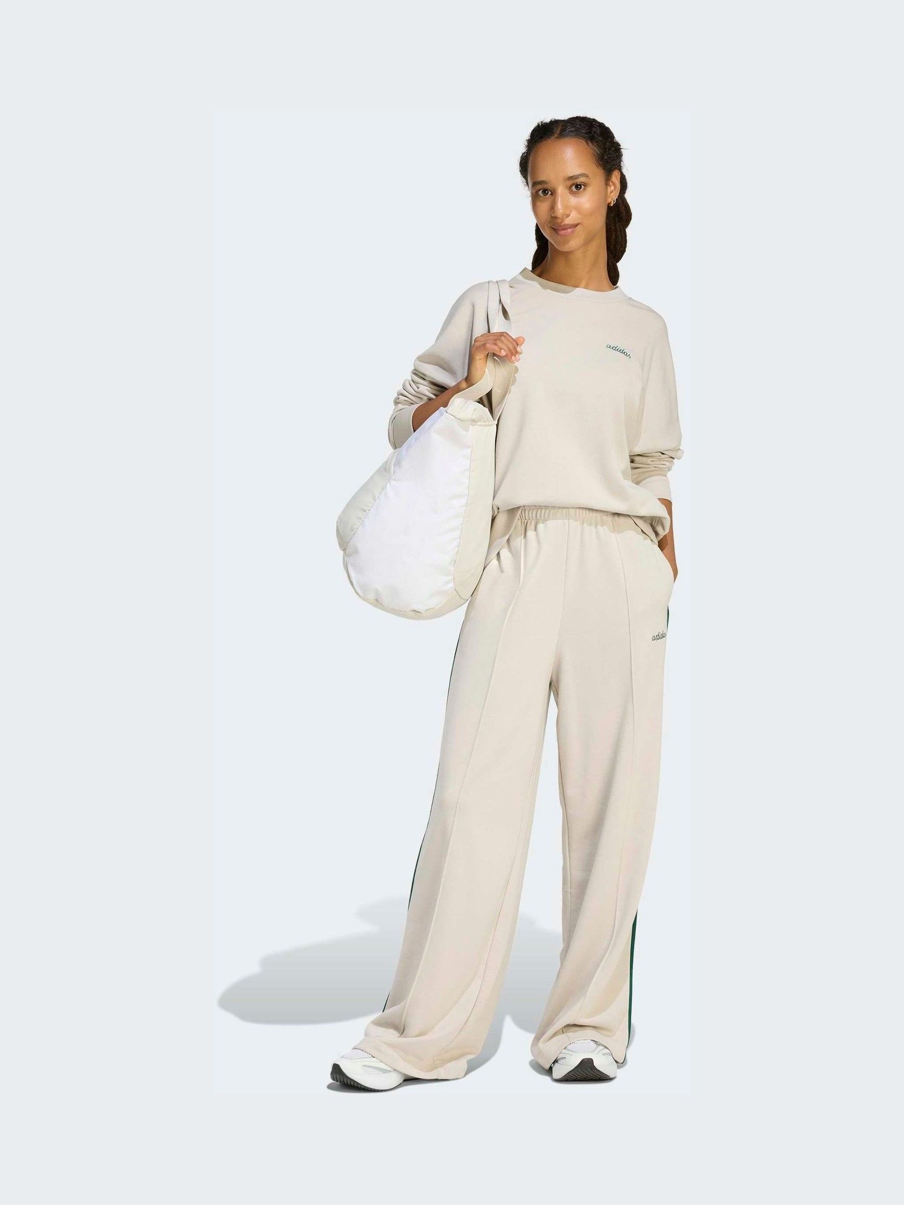 Buy adidas Cream Seasonal Essentials Colorpop Sweatshirt With